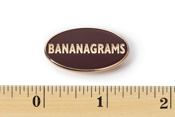 BANANAGRAMS Pin (Oval Design) For Cheap