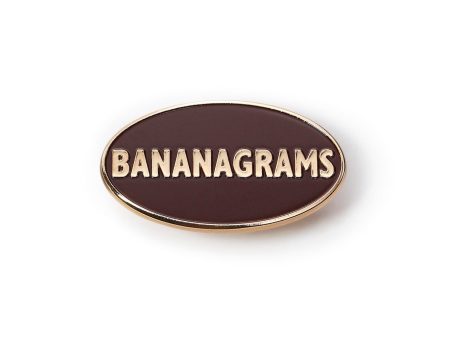 BANANAGRAMS Pin (Oval Design) For Cheap