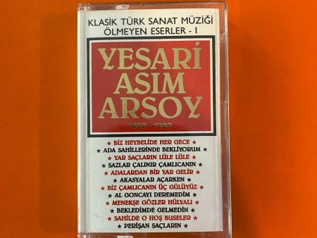 Yesari Asım Arsoy   Klasik Türk Sanat Müziği Ölmeyen Eserler - I, Kaset Hot on Sale