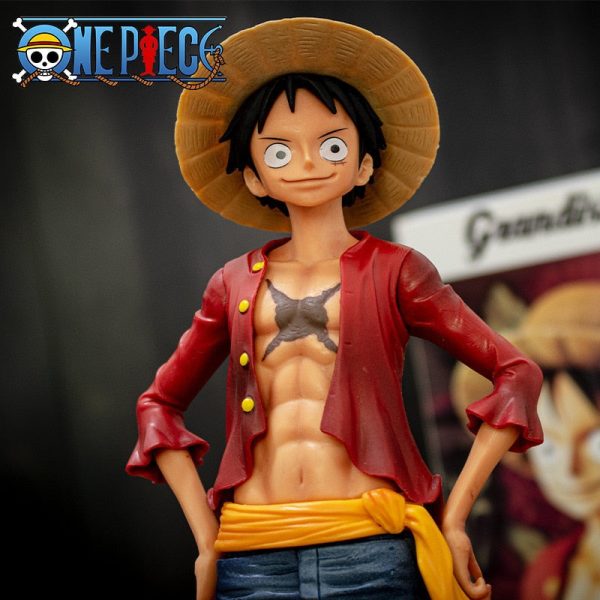 Luffy Rei dos Piratas Anime 28 cm Hot on Sale