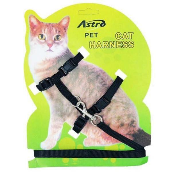 Adjustable Nylon Cat Harness and Leash Hot on Sale