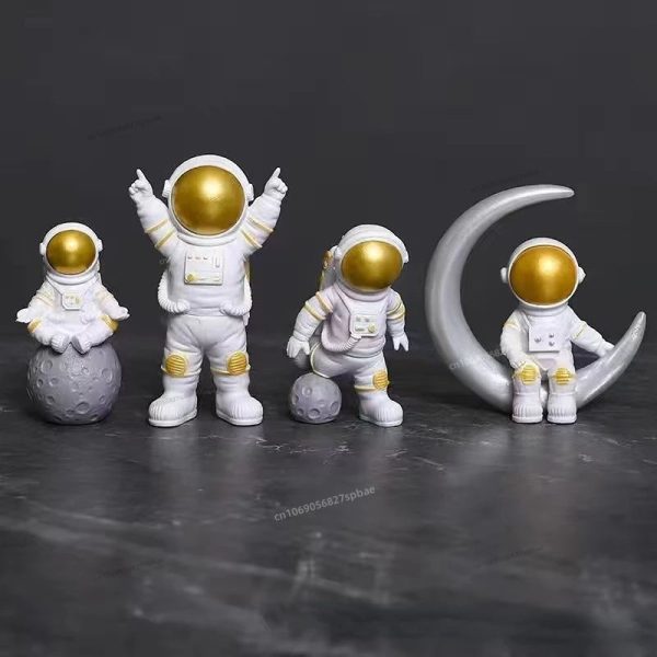 ESTATUETAS DE ASTRONALTAS  4 pçs Fashion