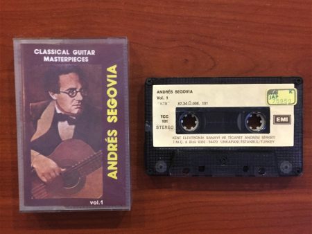 Andres Segovia   Classical Guitar Masterpieces Vol. 1, Kaset Discount