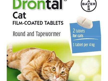 Drontal Tablet for Cats (1 Tablet) For Sale