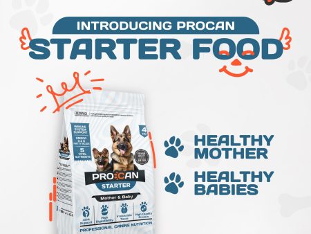 Procan Dog Food   Mother and Baby Starter Hot on Sale