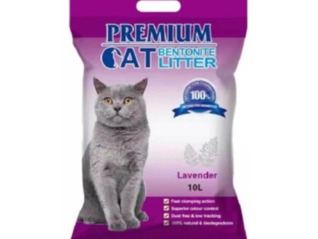 Premium Bentonite Cat Litter – Lavender Scented 99% Dust Free Sale