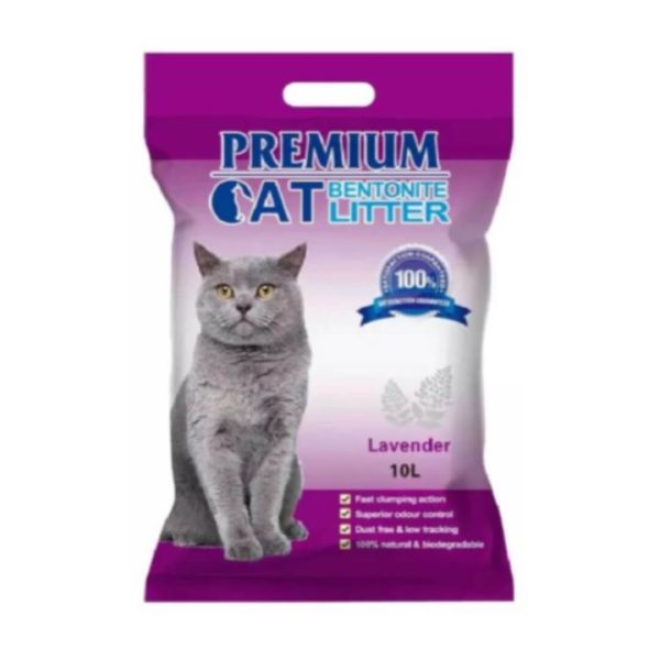 Premium Bentonite Cat Litter – Lavender Scented 99% Dust Free Sale